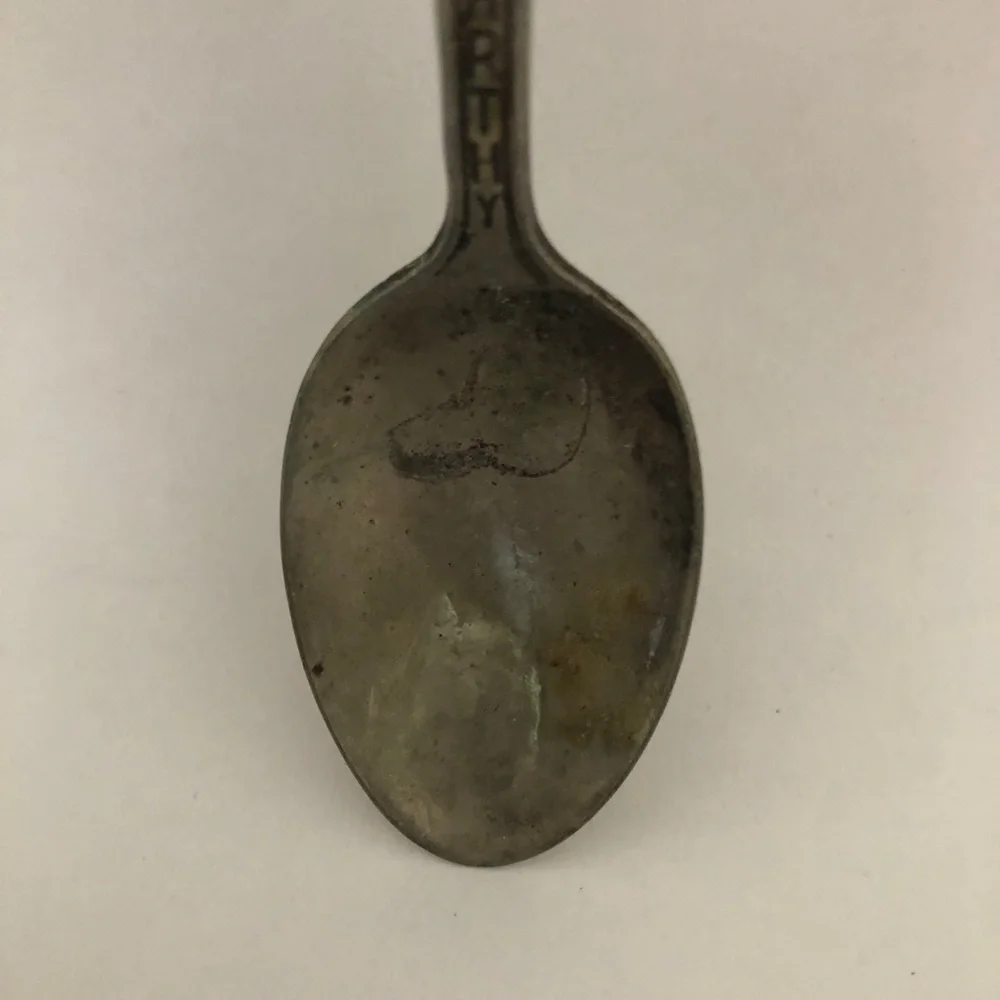 Vintage Charlie McCarthy 6” Silver plated Spoon